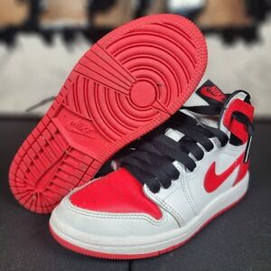 Nike Air Jordan 1 High OG Kids 13c Heritage Red White Size AQ2664-161 Shoes